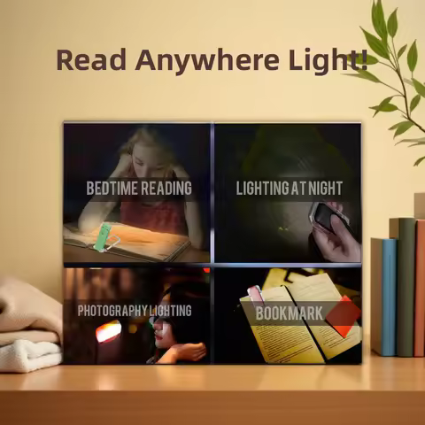 Lampe de lecture USB rechargeable à intensité réglable
