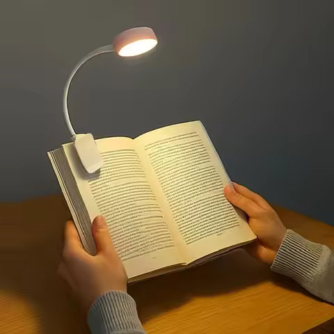 Lampe de lecture à clip, trois modes de lumière